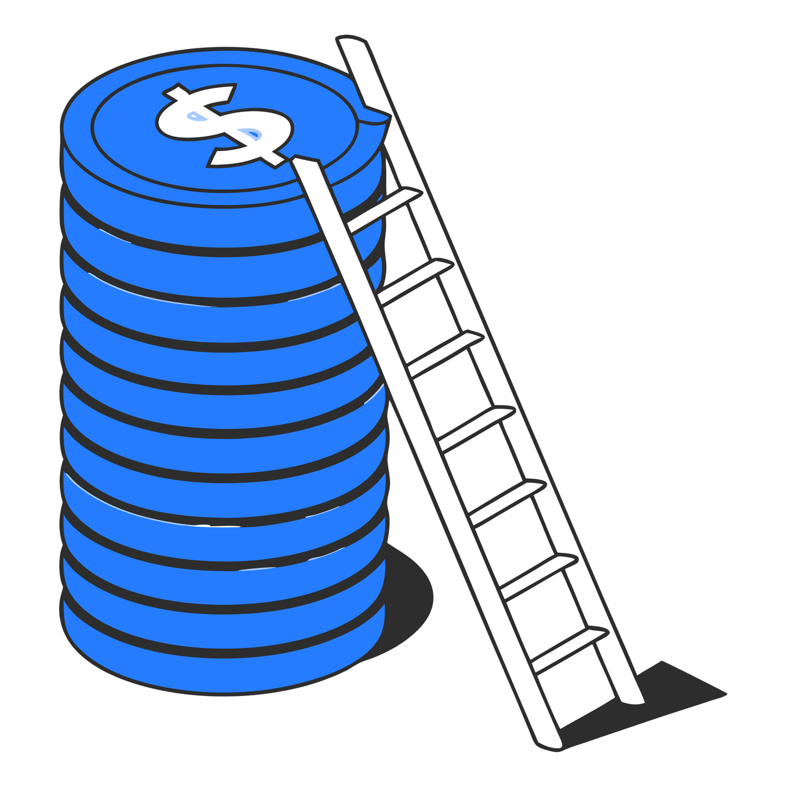 Gold coins and investment symbols representing exclusive investment opportunities